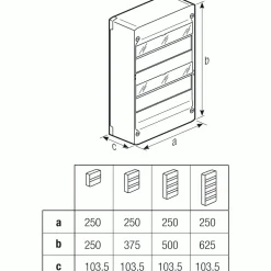 Coffret 3x13 modules - 3 rangées - pose en saillie - IP30 IK05 - Driva LEGRAND
