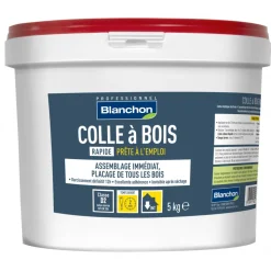 Colle à bois rapide pour assemblage de bois intérieurs BLANCHON
