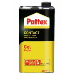 Colle contact néoprène en gel - bidon de 4,5 kg PATTEX