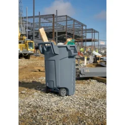 Collecteur de déchets sur roues Brute® - capacité 167L - coloris gris RUBBERMAID