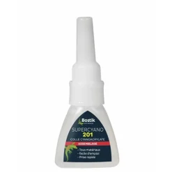 Colle instantanée polyvalente - Supercyano 201 BOSTIK