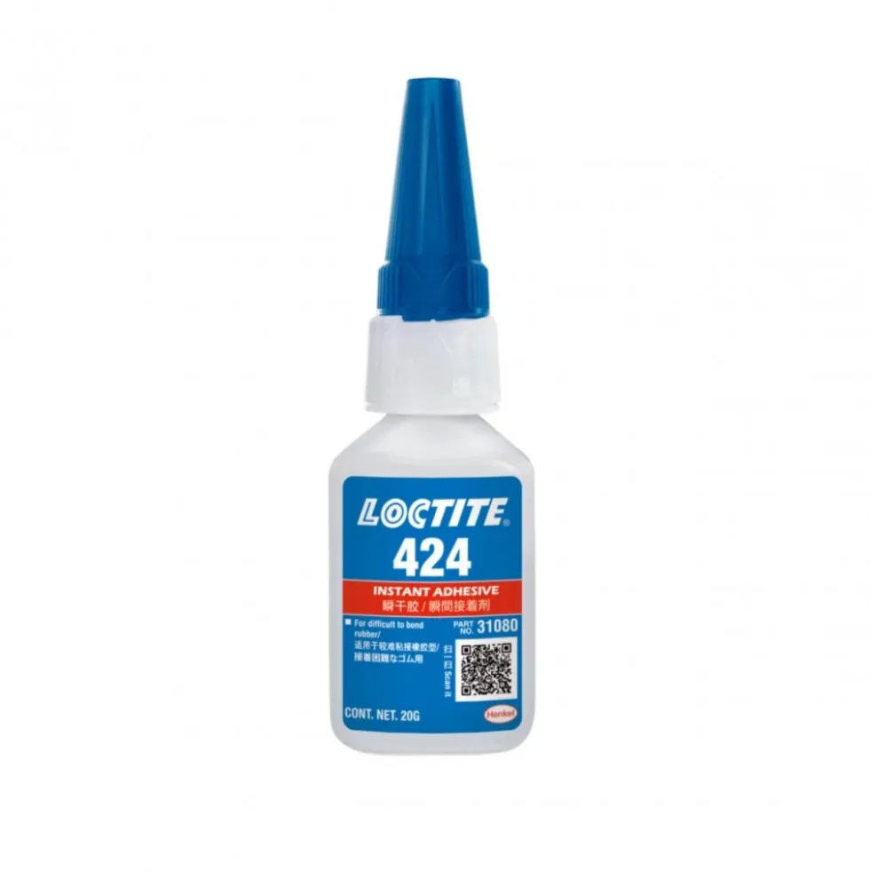 Colle instantanée pour plastique et caoutchouc - 424 LOCTITE