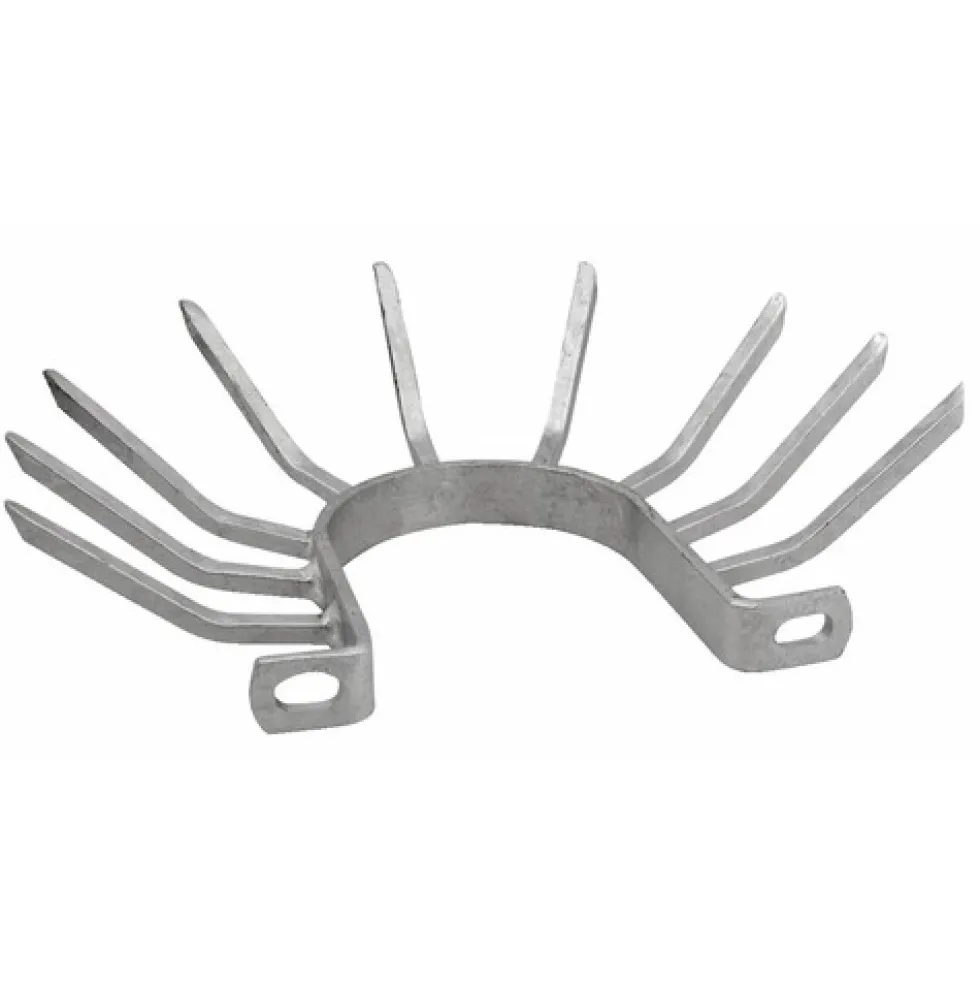 Collier anti-escalade - pour tubes de descente d’eau pluviale - galva WALRAVEN