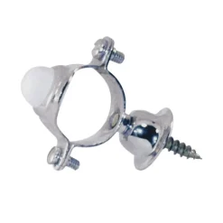 Collier de fixation avec butoir caoutchouc et rosace PRESTO