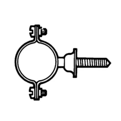 Collier de fixation avec rosace sans butoir PRESTO