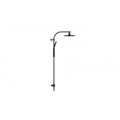 Colonne de douche avec mitigeur thermostatique - Madura Fresh noir mat SCHÜTTE