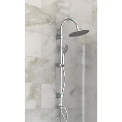 Colonne de douche avec pommeau rond - Jamaica Fresh chromé SCHÜTTE
