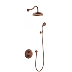 Colonne de douche thermostatique à encastrer Lady's - finition bronze PAINI