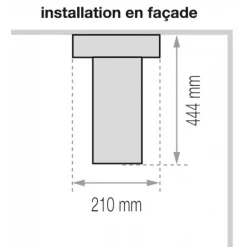Colonne de douche thermostatique hydromassante Dune VALENTIN