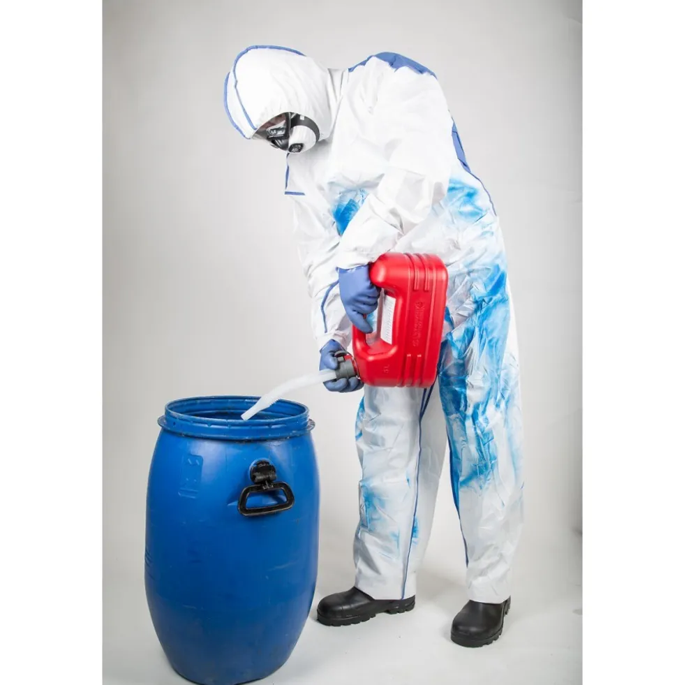 Combinaison à usage unique Weeback - blanche et bleue Weesafe