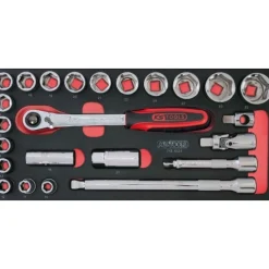 Composition d'outils 3 tiroirs pour servante - 158 pièces KS TOOLS