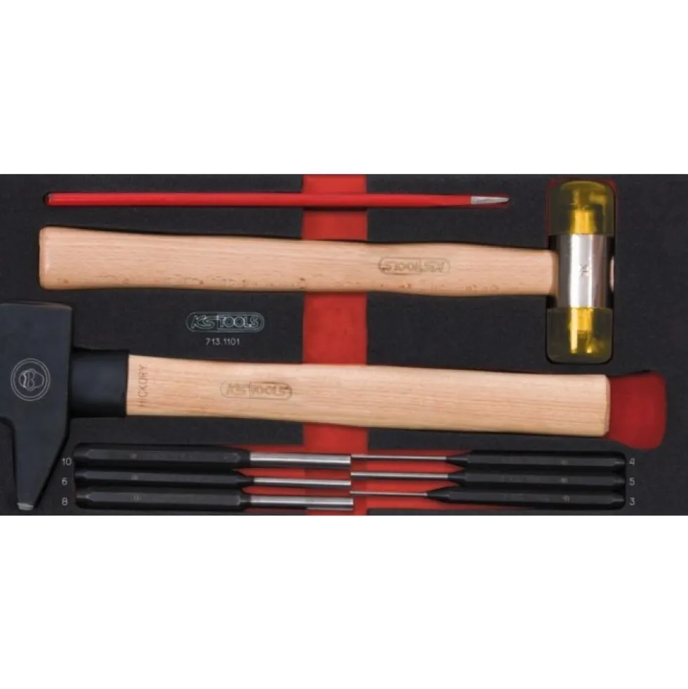 Composition d'outils 3 tiroirs pour servante - 158 pièces KS TOOLS