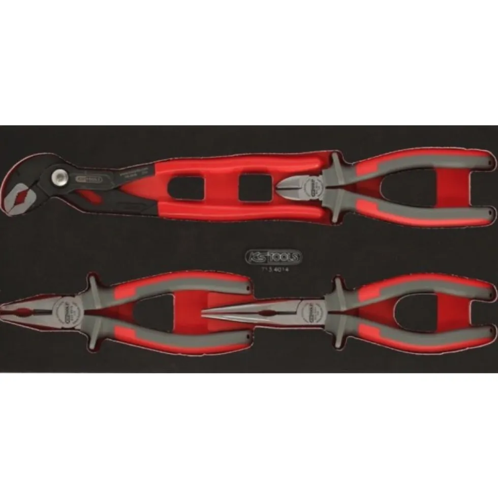 Composition d'outils 3 tiroirs pour servante - 158 pièces KS TOOLS