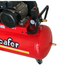 Compresseur lubrifié bibylindre V fonte 100L - 3HP 9 bar MECAFER