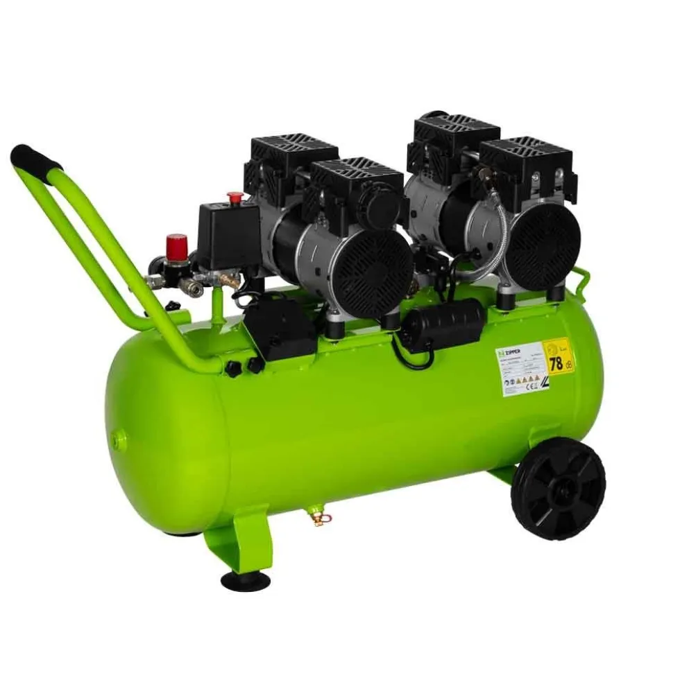 Compresseur silencieux 50 litres - 1500W - ZI-COM50SI ZIPPER