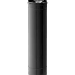 Conduit poêle à granulés étanche - diamètre 80x125 - longueur 0,5 m TEN