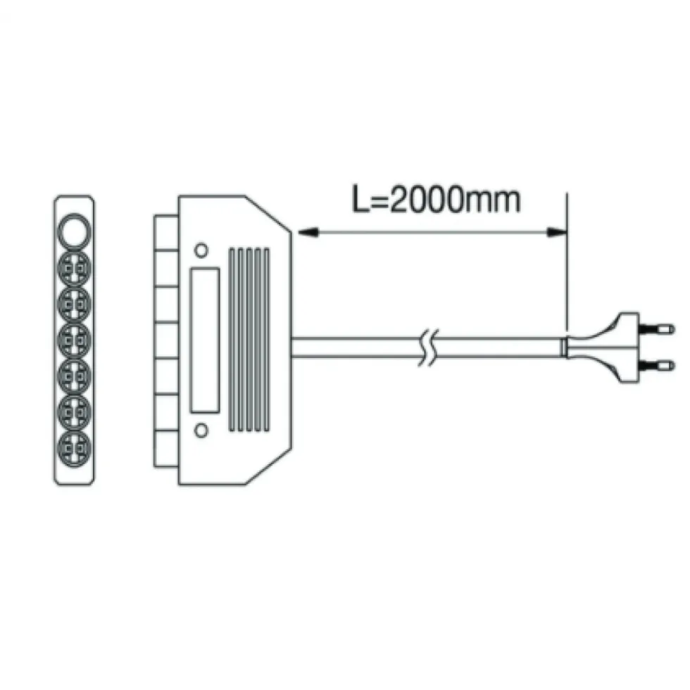 Connecteur multiple pour spot Nube L&S LIGHT