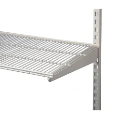 Console pour étagère fil - système de crémaillère suspendue - graphite ELFA
