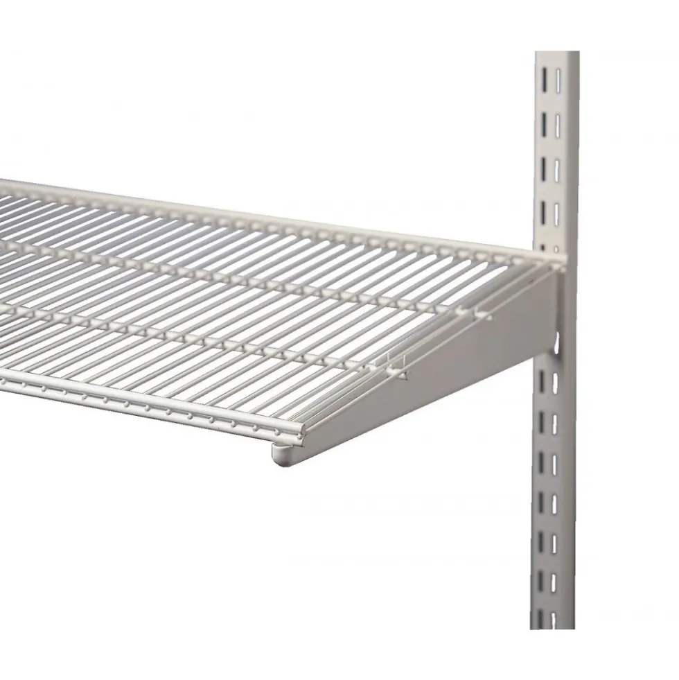 Console pour étagère fil - système de crémaillère suspendue - graphite ELFA
