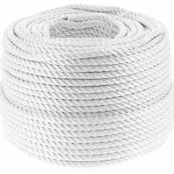 Cordage polyamide blanc - imputrescible et hydrofuge - longueur 100 m CORDERIE MESNARD