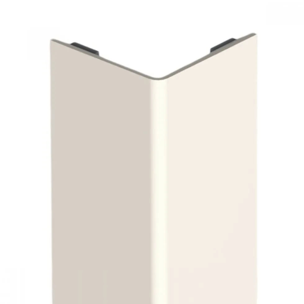 Cornière murale antichoc adhésive - PVC beige - 3 m - 57x57 mm DINAC