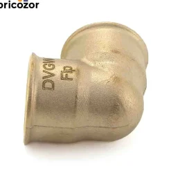 Coude 90° bronze femelle / femelle à visser VIEGA