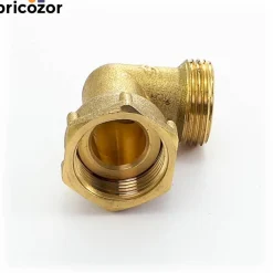 Coude 90° écrou libre avec écrou prisonnier MF20x27 BRICOZOR