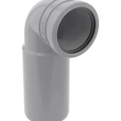 Coude d'évacuation PVC gris pour WC - diamètre 100/90 mm GEBERIT