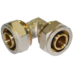 Coude égal à compression pour tube multicouche - diamètre 20 mm BOUTTÉ