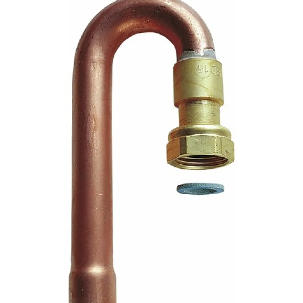 Coude à 180° à joint plat pour vanne d'arrêt gaz naturel CLESSE