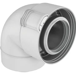 Coude PPTL/PP Rolux -Condensation Sékurit 87° -pour chaudière ventouse UBBINK