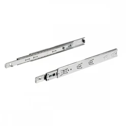 Coulisse à billes KA 4932 -tiroir bois -sortie totale -60kg -1 paire HETTICH