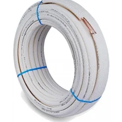 Couronne de tube cuivre cerclée isolé PE extrudé - 10 mètres EID