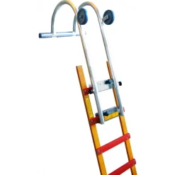 Crochet de faitage aluminium pour échelle de toit en bois DUARIB