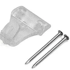 Crochets pour tableaux - plastique transparent - sachet de 20 pièces BRICOZOR