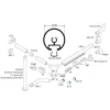 Crosse de finition pour rampe d'escalier - sans fixation - 401 R RIVINOX