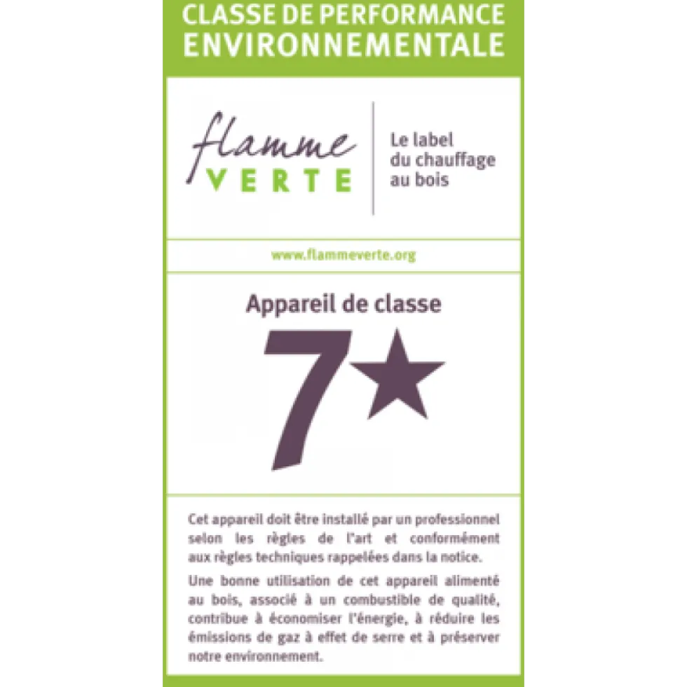 Cuisinière à bois 9,5 kW - revêtement pierre naturelle - Gardenia.16 Petra LA NORDICA EXTRAFLAME