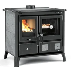 Cuisinière à bois 9,5 kW - revêtement pierre naturelle - Gardenia.16 Petra LA NORDICA EXTRAFLAME