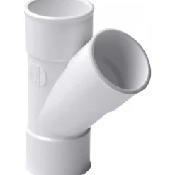 Culotte PVC blanc 45° NICOLL