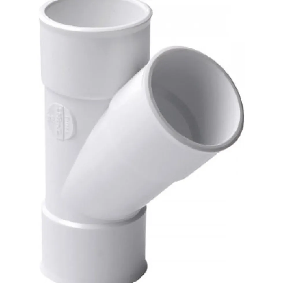 Culotte PVC blanc 45° NICOLL