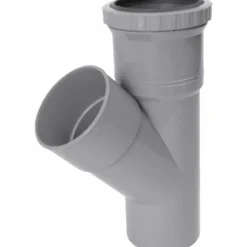 Culotte pvc 45° à joint de dilatation mâle-femelle - diamètre 100 mm NICOLL