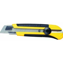 Cutter à lame de 25 mm inoxydable - manche bi-matière DynaGrip™ STANLEY