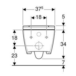 Cuvette WC lavant suspendu avec abattant électronique - AquaClean Sela GEBERIT