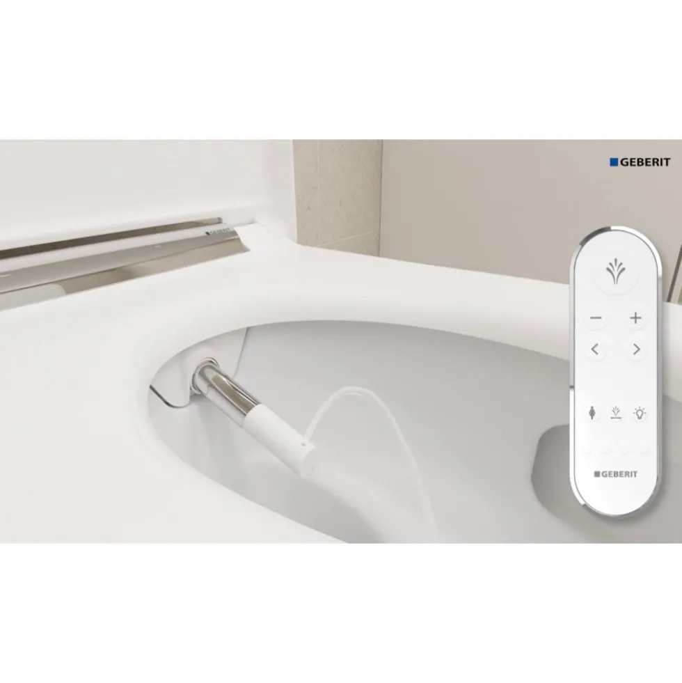 Cuvette WC lavant suspendu avec abattant électronique - AquaClean Sela GEBERIT