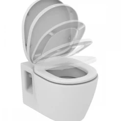 Cuvette WC suspendue carénée avec abattant frein de chute - Connect IDEAL STANDARD