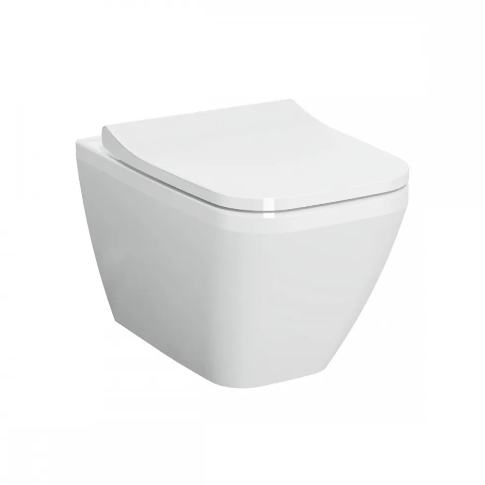 Cuvette WC suspendue carrée sans bride sans abattant - Integra Square VITRA