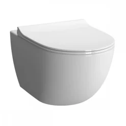 Cuvette WC suspendue compacte sans bride Sento VITRA