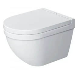 Cuvette WC suspendue compacte Compact Starck 3 Durafix DURAVIT