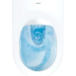 Cuvette WC suspendue sans bride à sortie horizontale Hygiène Flush Durafix DURAVIT