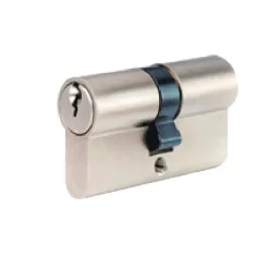 Cylindre double varié en zamak nickelé S1-01 SIMILAIRE